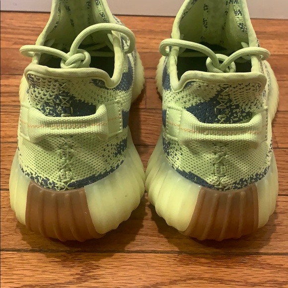 ADIDAS 350 YEEZY BOAST FROZEN YELLOW GREY SNEAKER - Picture 9 of 16